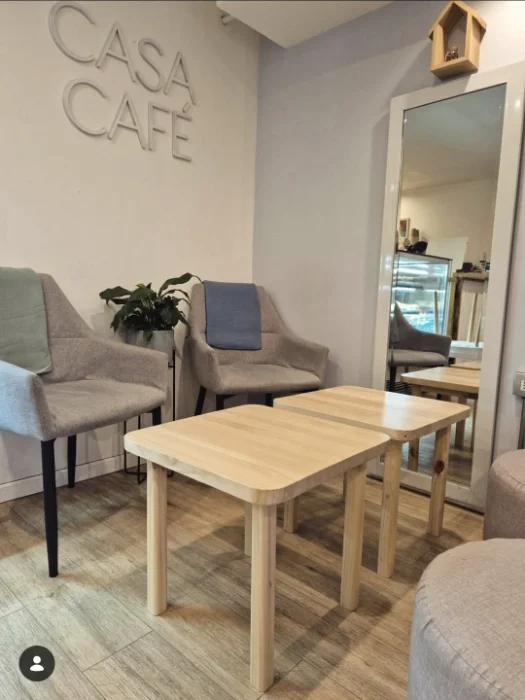 Mobiliario salón · Cafetería — Taller Rere